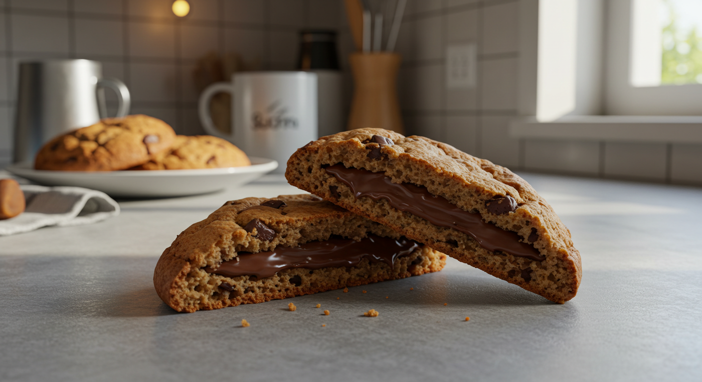 Cookies de Nutella Recheado