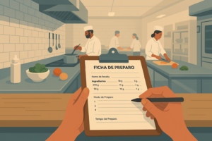 Como criar ficha de preparo