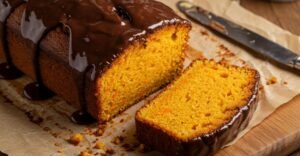 Bolo de Cenoura Fofinho com Calda de Chocolate Cremosa