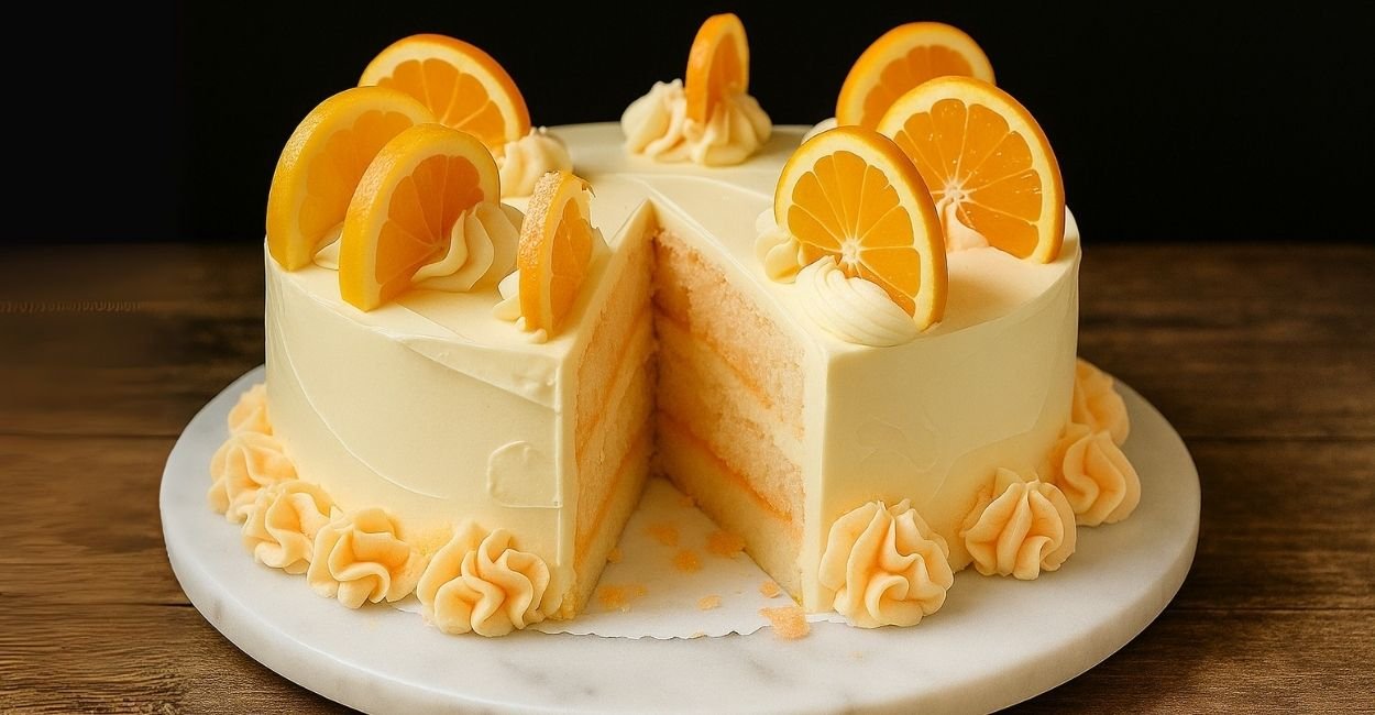 Sobremesa dos Sonhos: Bolo Sorvete de Laranja com Creme Super Cremoso
