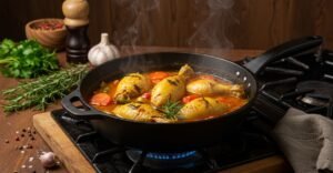 Aprenda como fazer frango caipira na panela