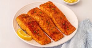 Salmão na Air Fryer