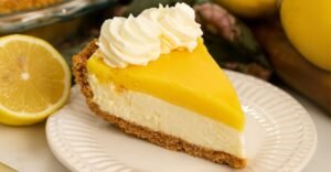 Torta de limão com cream cheese