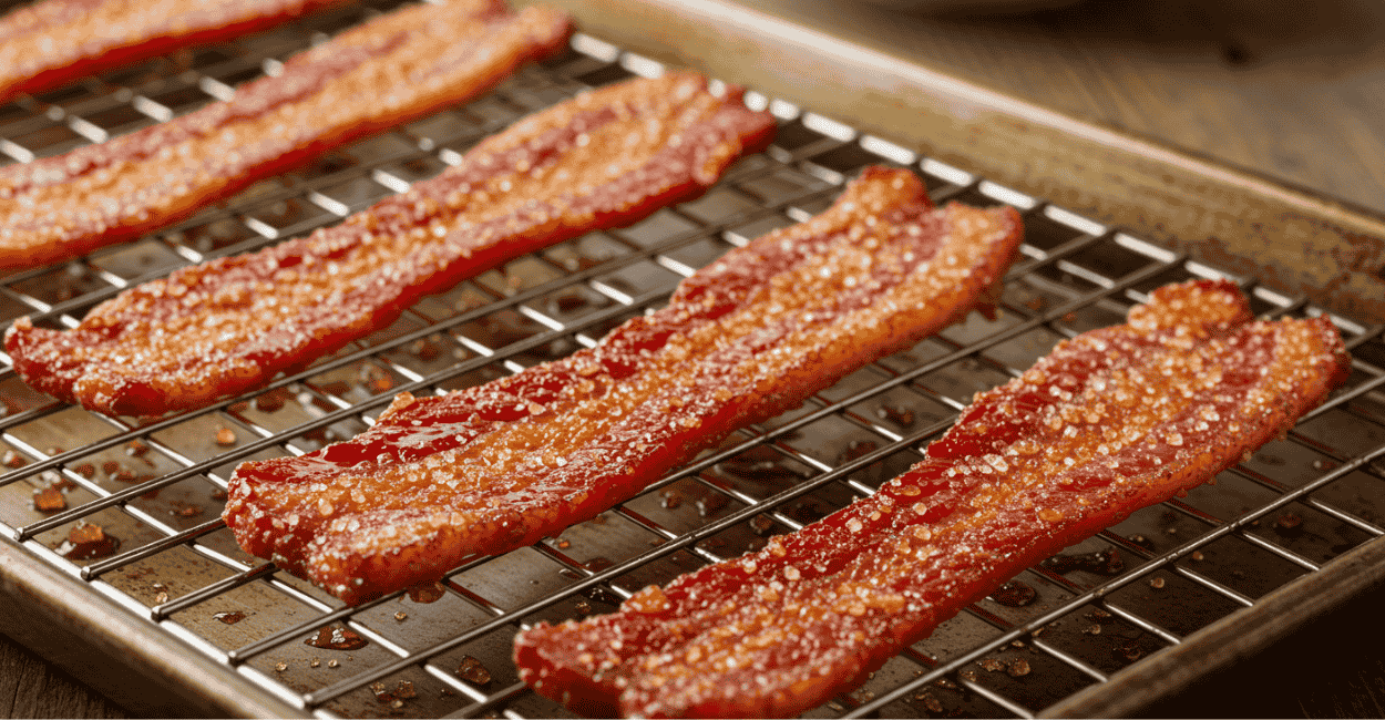 Bacon caramelizado: doce, salgado e irresistível. Aprenda a fazer em casa!