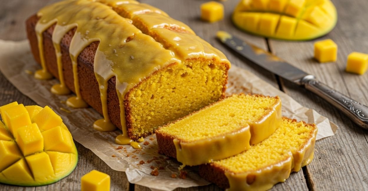 Você precisa provar este bolo vegano de manga: fácil, aromático e cheio de cor
