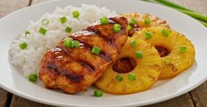 Frango Grelhado com Barbecue Havaiano