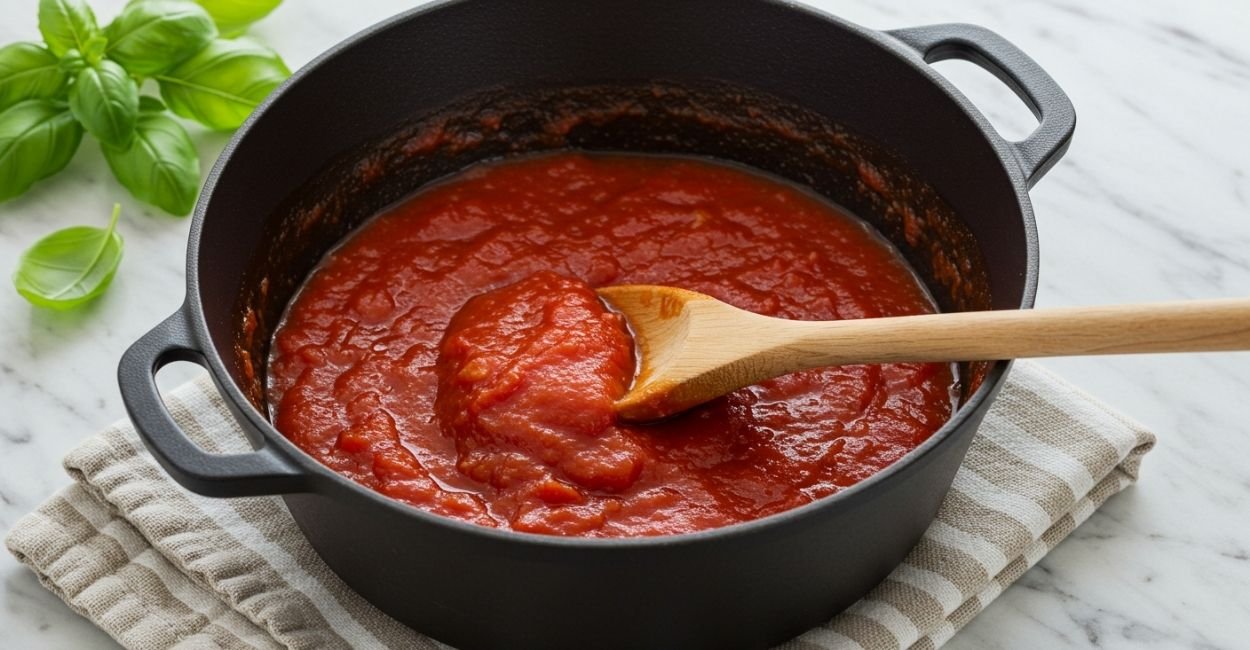 O segredo do molho de tomate italiano tradicional revelado