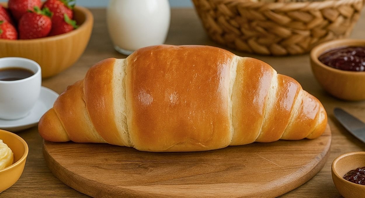 O pão caseiro que parece de padaria: miolo fofinho e perfeito no cilindro