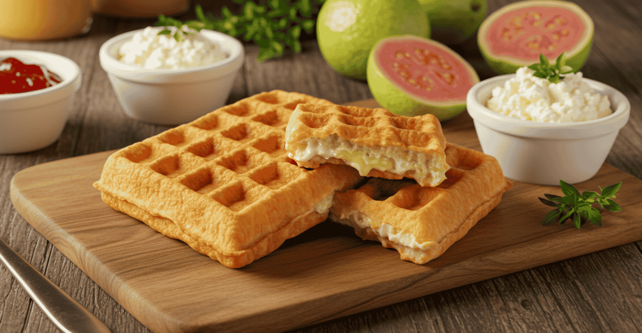Waffle de Pão de Queijo Sem Trigo e Sem Ovo: Fácil e Crocante