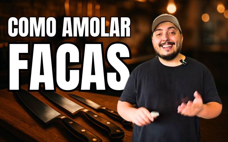 Como amolar faca em casa do jeito certo