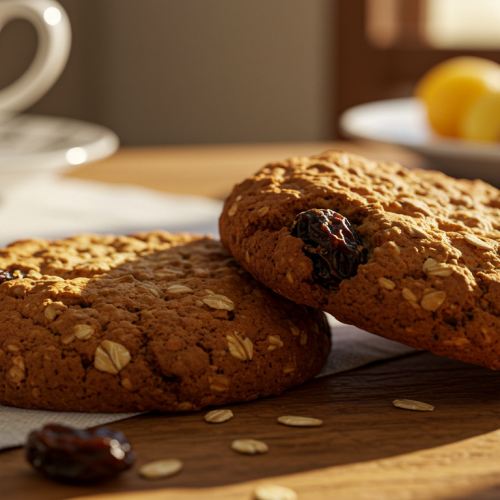 Receita de Cookies Saudáveis com Aveia e Passas