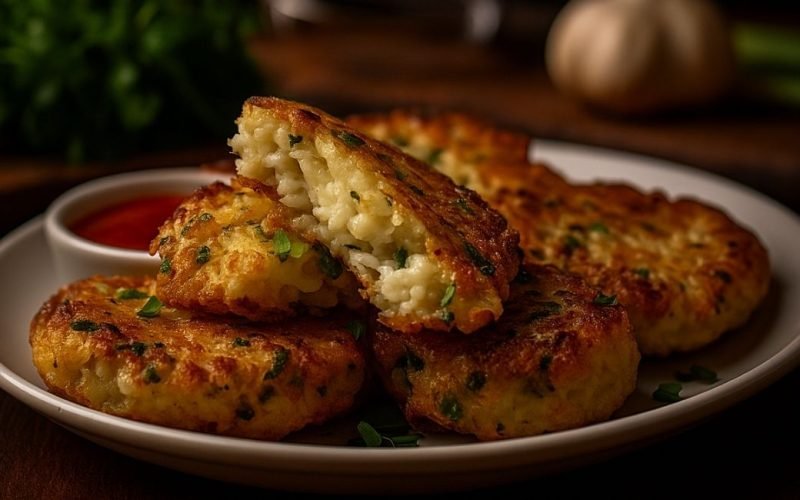 Esse Bolinho de Arroz É Crocante, Leve e Não Vai Nem Farinha Nem Óleo