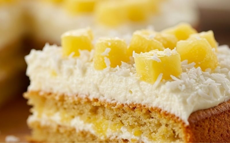 O melhor bolo de abacaxi com coco que você vai comer na vida