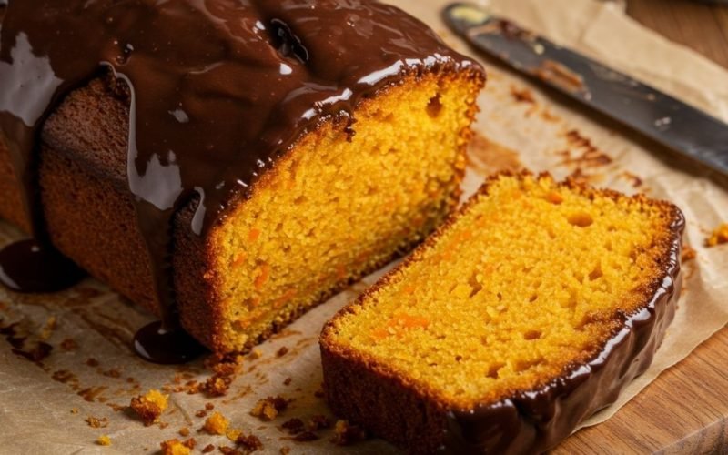 Bolo de cenoura fofinho com calda de chocolate cremosa: Receita de vó