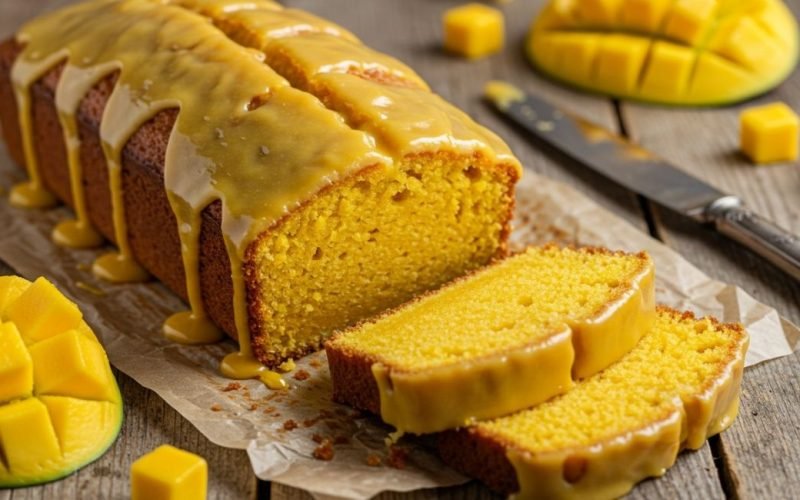 Você precisa provar este bolo vegano de manga: fácil, aromático e cheio de cor