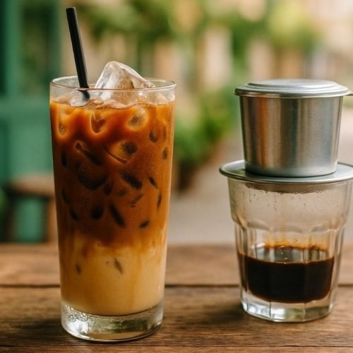 Café gelado com leite condensado estilo Vietnã