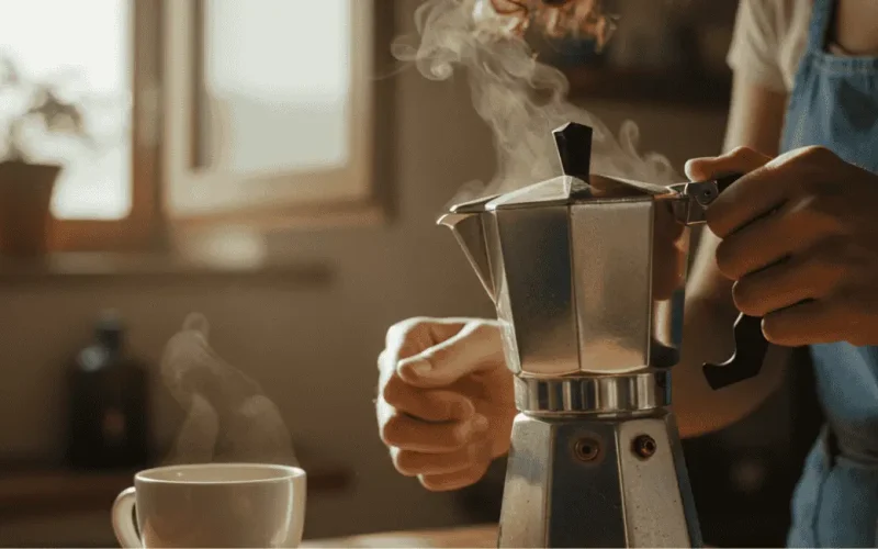 Guia de preparo na cafeteira italiana (moka): pressão sem mistério