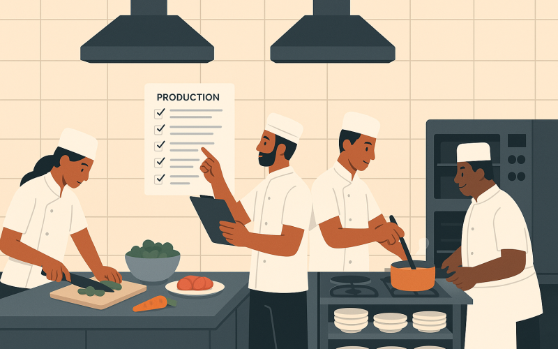 Checklist de Produção Semanal: Como organizar sua cozinha