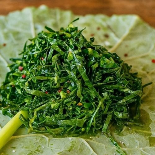 Couve apimentada: um acompanhamento diferente para seu churrasco