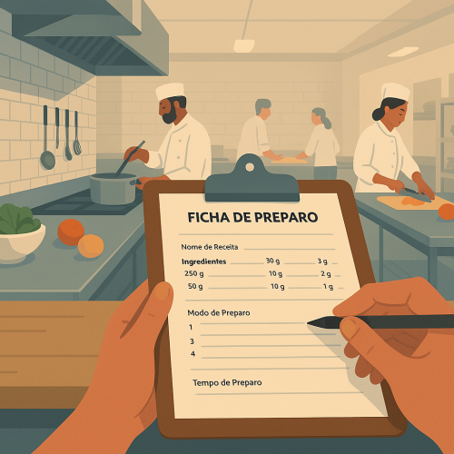 Como Criar uma Ficha de Preparo para Cozinha