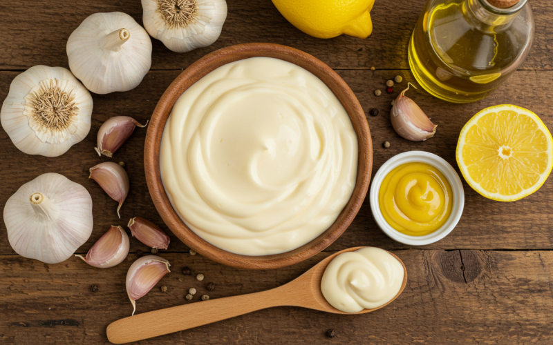 Como Fazer Maionese de Alho Confitado Cremosa e Irresistível