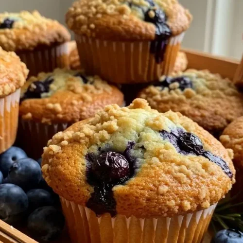 Muffin de blueberry fácil e fofinho que você faz em minutos