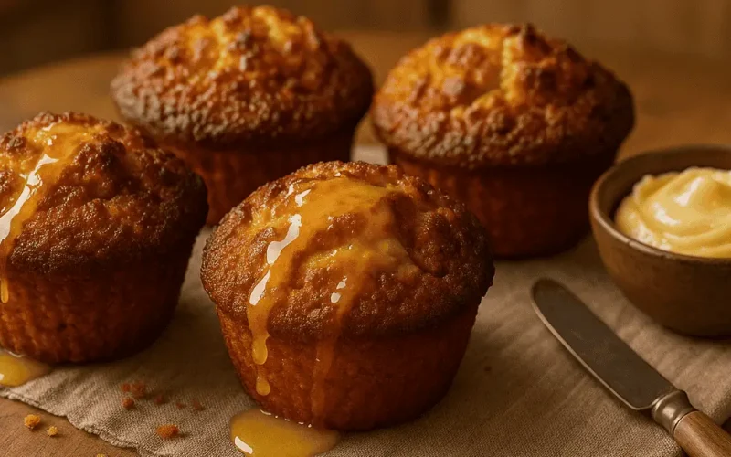 Muffins Fofinhos de Batata-Doce com Milho e Mel: Um Sabor Que Abraça