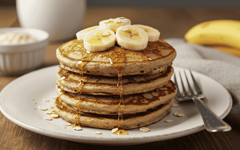 Fofinha, saudável e fácil: panqueca de banana sem trigo para o café da manhã