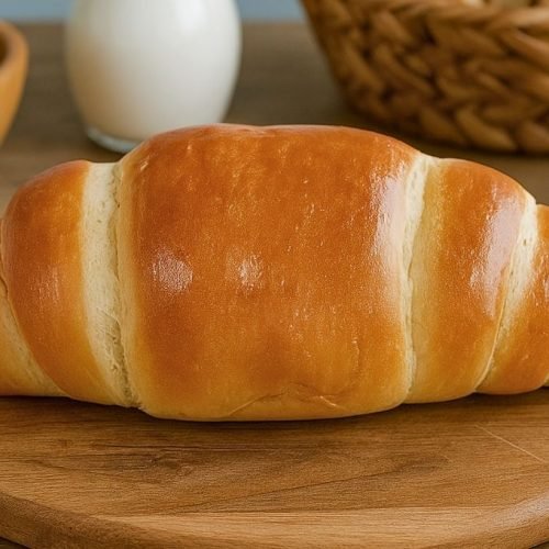O pão caseiro que parece de padaria: miolo fofinho e perfeito no cilindro