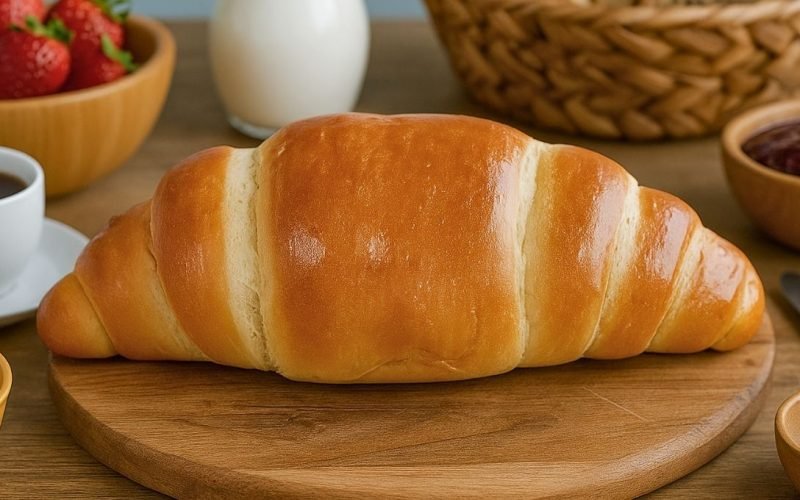 O pão caseiro que parece de padaria: miolo fofinho e perfeito no cilindro