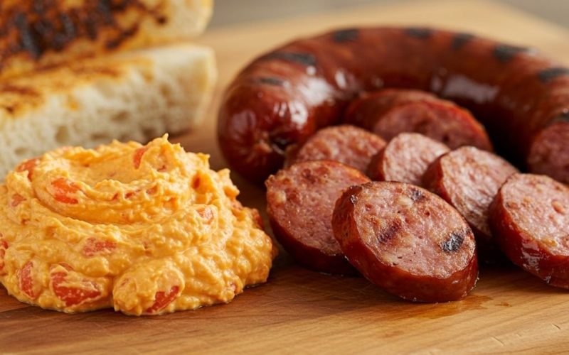 Essa pasta de queijo com pimentão é perfeita para o churrasco