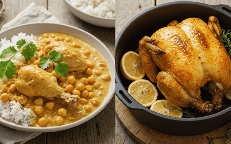 Essas duas receitas de frango vão direto pro topo das suas favoritas