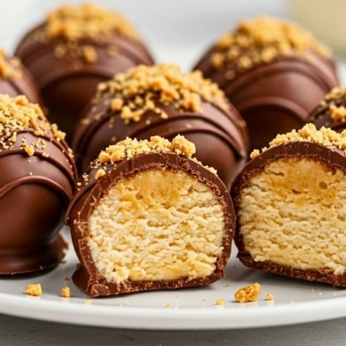 Essas trufas de cheesecake com amendoim vão te surpreender