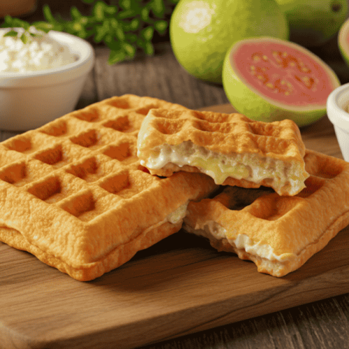 Waffle de Pão de Queijo Sem Trigo e Sem Ovo: Fácil e Crocante